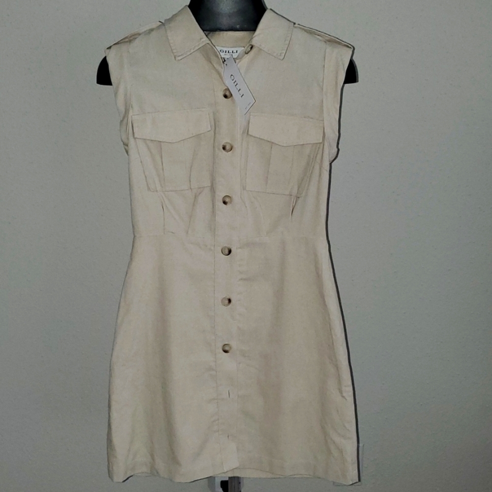 Gilli - Eleanor Dress - Beige
